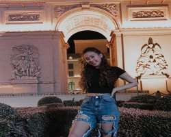 She is a big travel enthusiast and for the reader' She is a big travel enthusiast and for the reader's surprise she has visited more than thirty countries. She was just four years old when she started